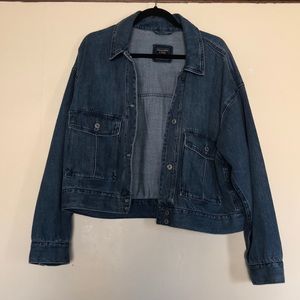 Oversized jean jacket